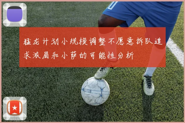 猛龙计划小规模调整不愿意拆队追求浓眉和小萨的可能性分析